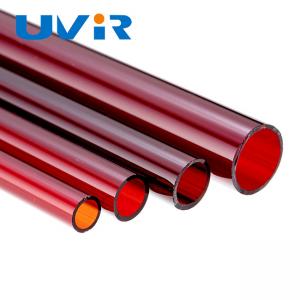 Wholesale UVIR Ruby Color Infrared Quartz Tube Heater 14mm 19mm Diameter from china suppliers