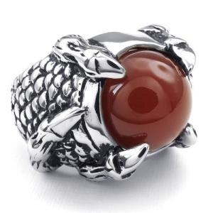 Wholesale Tagor Jewelry Super Fashion 316L Stainless Steel Casting Rings Collection PXR030 from china suppliers