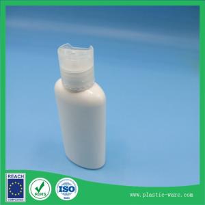 Wholesale 100ml white color lotion sunscreen bottle with pet plastic cap cosmetic pet bottle from china suppliers