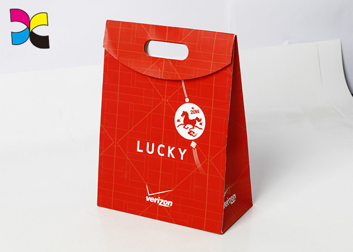 Customised Printed Paper Bags For Garments / Personalised Printed Carrier Bags