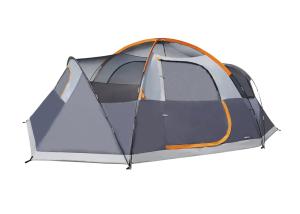 Wholesale 4.57*2.74*1.78M 8-Person Outdoor Double Layer Grey Waterproof Coated Polyester Camping Tent For 3-Season Activities from china suppliers