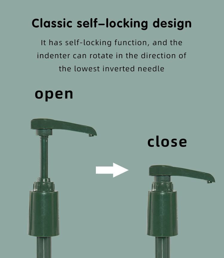 UKS10 Syrup Pump Dispenser Long Closure 33mm Neck