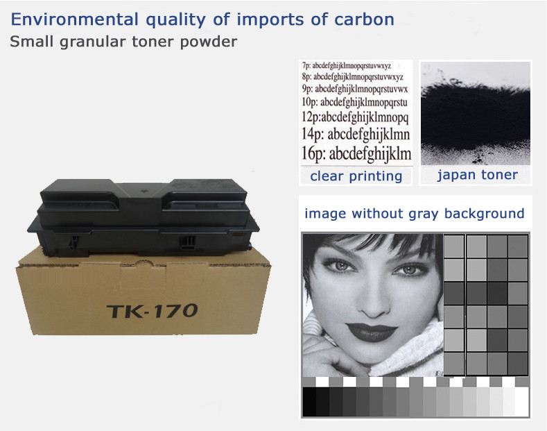 FS-1370 Type TK170 Kyocera Toner Cartridges For Ecosys P 2135DN - 7200 P