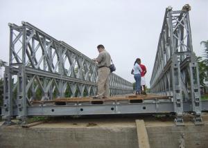 Wholesale Passenger Foot 30ft - 200ft Steel Bailey Bridge Engineers Guidance from china suppliers