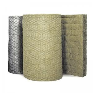 Wholesale Non Combustible Rockwool Fire Blanket Rockwool Wire Mesh Blanket Felt from china suppliers