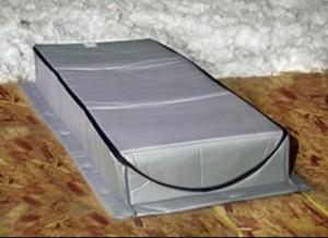 Wholesale Lightweight Attic Stair Insulation Cover With Two - Side Reflecting Metalized Film from china suppliers