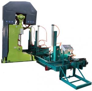 China 60'' Heavy-duty CNC Wood Saw Machine Vertical Band Sawmill Commercial Log Cut Saw for timber on sale