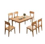 Other Mail Packing Wood Dining Table and Chair Furniture Set in Modern Nordic