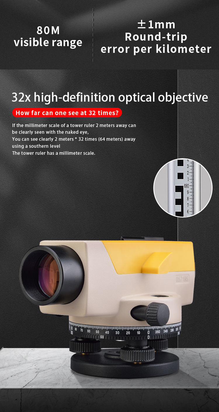 South DSZ3 Automatic Level Engineering Surveying And Mapping Instrument