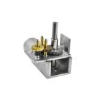 Metal / Copper Worm Gear Motor 12v JGY370 DC Motor With Worm Gear 3kg.cm