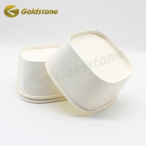 Wholesale FDA Square Eco Friendly Takeaway Food Containers Customization Food Packaging Square Paper Bowl from china suppliers