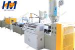 Two Extruder PVC Profile Production Line Vented Type 37 KW Motor Power