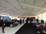Outdoor White Marquee Tents Waterproof Flame Resistant For Vehicle Carport