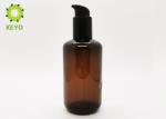 Amber Shampoo And Conditioner Bottles / Empty Plastic Pump Bottles 150ml