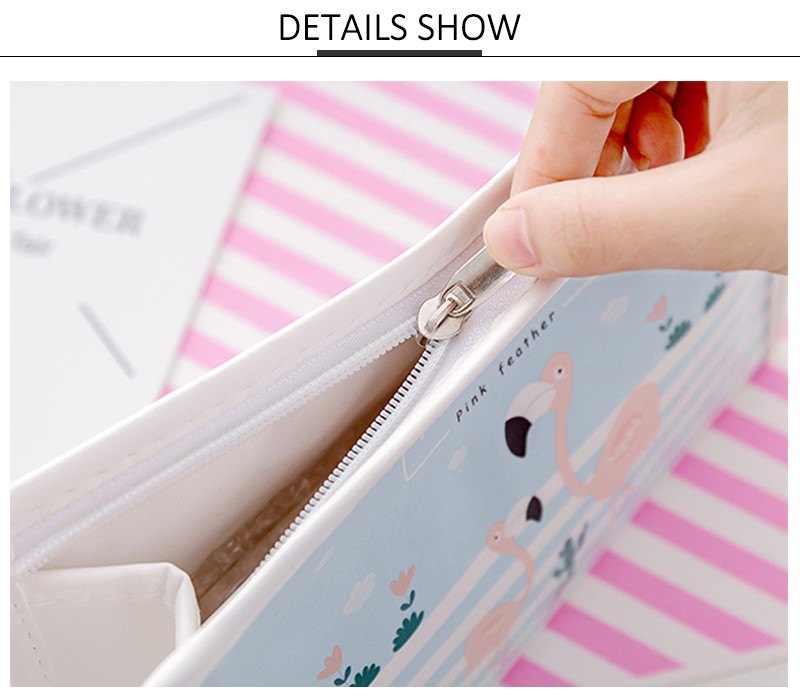 Toiletry Purse Holder Beauty Cartoon Printing Wash Bag Organizer Pouch