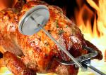Stainless Steel Bimetal Microwave BBQ Meat Thermometer High Accuracy 3" Dial