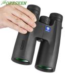 FORESEEN black 12X50 Compact optical binoculars for hunting for outdoor