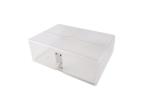 Lavatory Hand Paper Dispenser , Lockable Z / C Fold Tissue Paper Dispenser