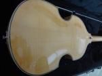 4 string bass guitar Hofner BB2 guitar UK flag on flamed body top Hofner
