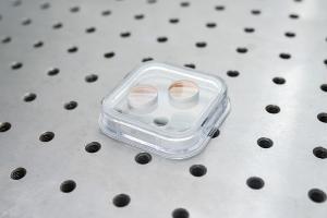 Wholesale Wide Light Transmission Magnesium Fluoride Glass , Cylindrical Lenses Optical Flat Glass from china suppliers