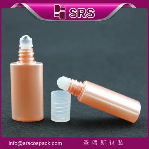 Wholesale PET special style roll on bottle with steel ball ,12ml 15ml hot sell bottle skincare packa from china suppliers