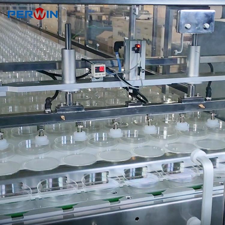 6 Lanes Petri Dish Filling Machines For Multiple Dish Types 90mm 55mm Contact Dishes