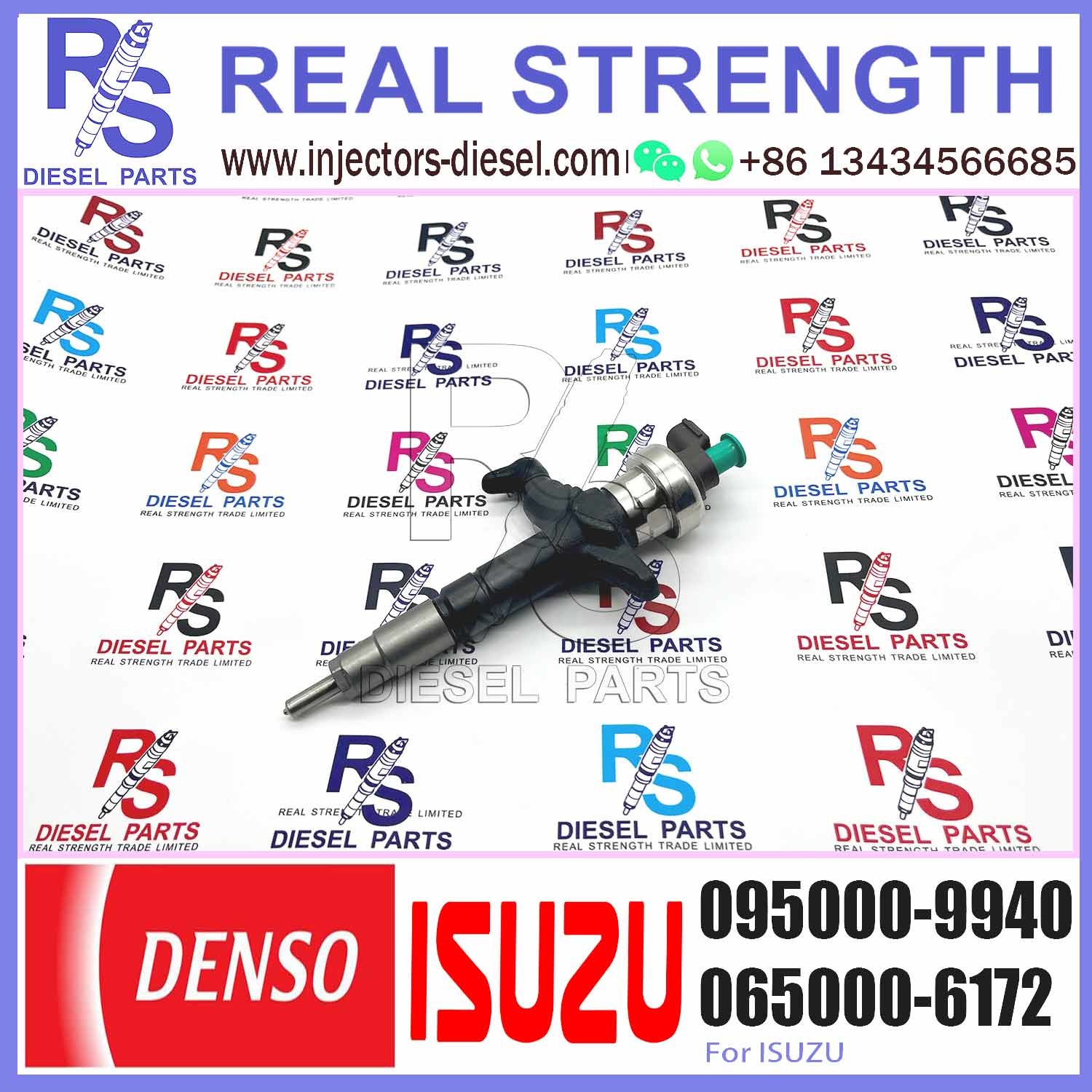 Diesel Engine Parts common rail fuel Injector 095000-8370 8-98119228-1 095000-9940 for Toyota Series