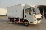 2 Axle 5T Howo Light Duty Commercial Trucks Refrigerator Cold Room Van