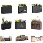 High Rust Resistance large metal flower pots Customizable Shape