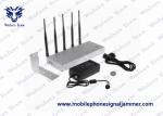 5 Bands Mobile Phone Signal Jammer Desktop Type Air Pressure 86 - 106kPa