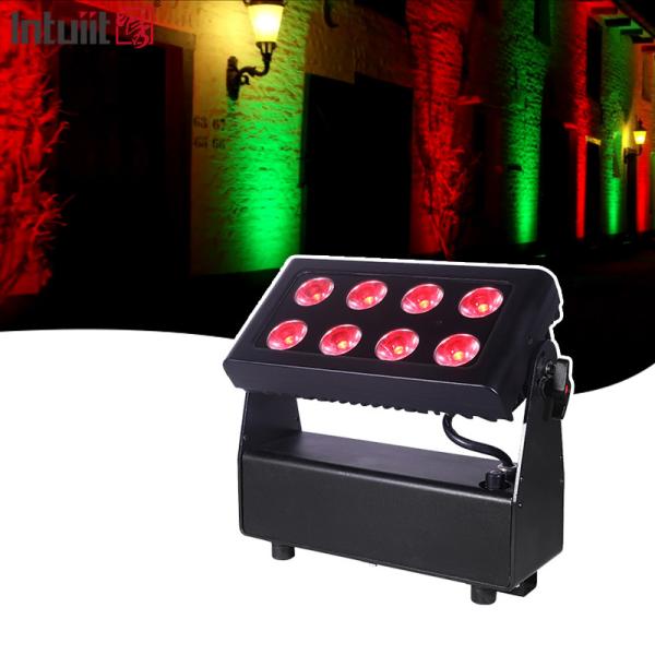 8X15W City Color Light RGBW 4in1 IP54 Waterproof Wall Washer Light For DJ Bar