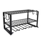 5 Drill Holders Wall Mount Metal Shelf Heavy Duty Steel Power Tool Storage for