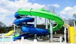 Children Swimming Pool Water Game Play Spiral Fiberglass Water Slide for