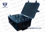 Waterproof 12 Bands 20 - 6000Mhz Vehicle Bomb Jammer Portable Cell Phone Signal
