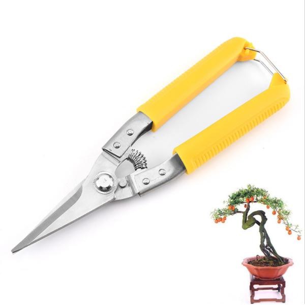 8 Inches Garden Scissors Fruit Grape Orange Tomato Shears With Anti Slip Handle