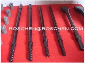 China H19 Hexagonal Chisel Bit Integral Top Hammer Drilling , Rock Drill Rods 19mm 108mm on sale