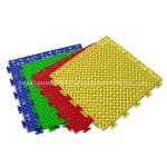 Recyclable PP Interlocking Sports Flooring , Shock Absorbing Sport Court