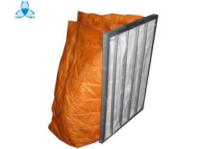 Wholesale Medium Efficiency F6 Pocket Air Filter Hvac Duct Cleaning , Low Initial Pressure Drop from china suppliers