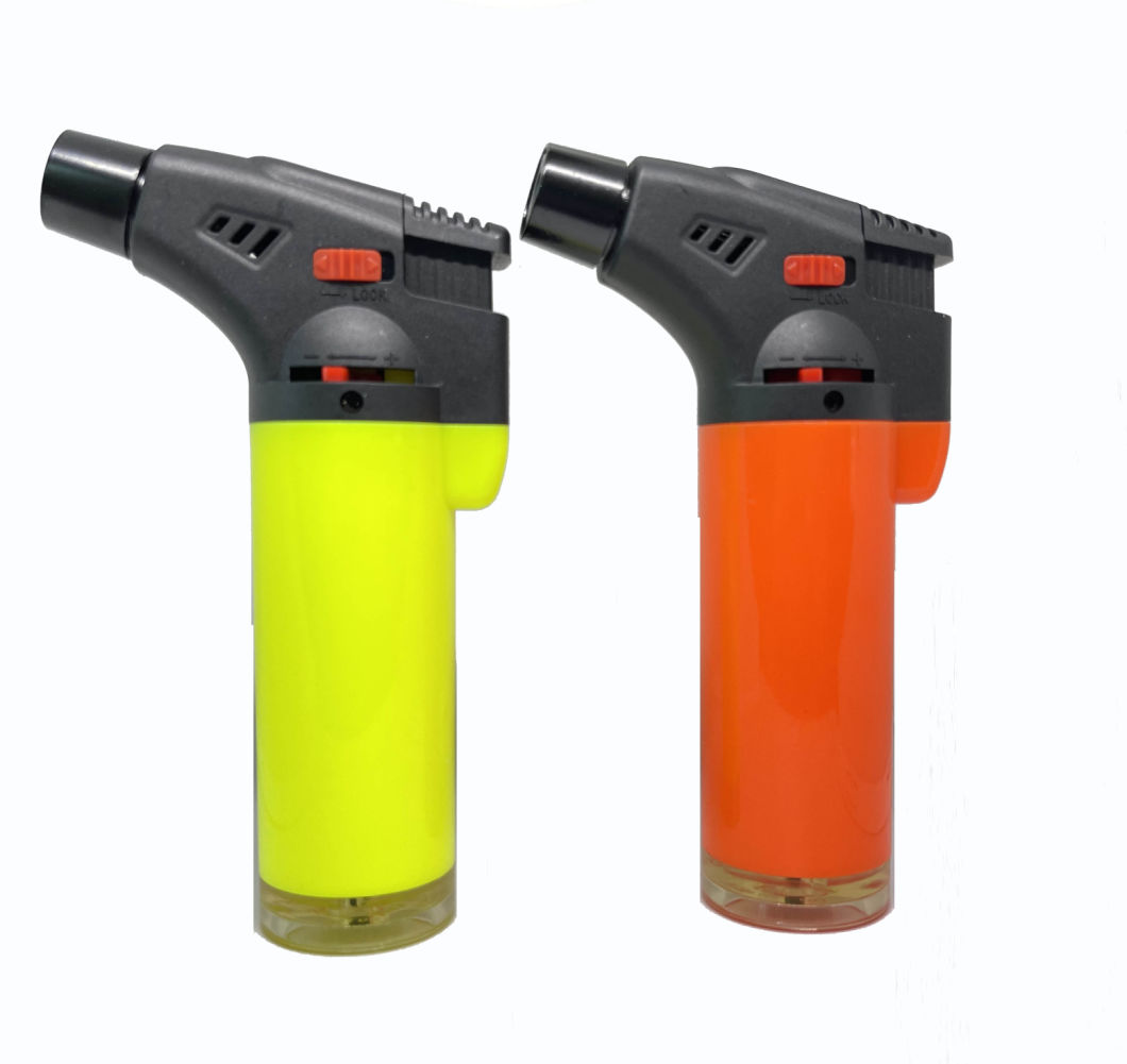 Smoking Accessories Fancy Custom Logo Gift Torch Refil Lighter for Cigarette Smoking BBQ Torch Lighter