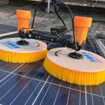 High Pressure Cleaning Retractable Outdoor Rotating Brush for Solar Panel