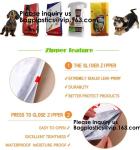 HANDLE RICE BAGS,Handy Handle Slider Zip lockk Pet Food Bag, Bread, Ceral, Flour