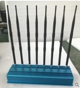 Wholesale Indoor GSM 3G 4G 5G Cell phone Signal Jammer with Powerful External Omni-directional antennas DC12V car charger from china suppliers