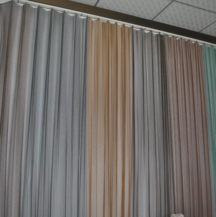 Stainless Steel Decorative Wire Mesh For Cabinets / Window Screen / curtain