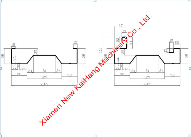 PLC Control Purlin Roll Forming Machine For Pressing / Punching / Notching