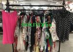 Fashionable Used Womens Clothing South Korean Style Mixed Color Silk Blouse