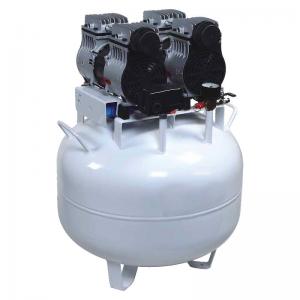 Wholesale 64-66db Clinic Dental Air Compressor 65L Oil Free Silent 1-To-3 from china suppliers