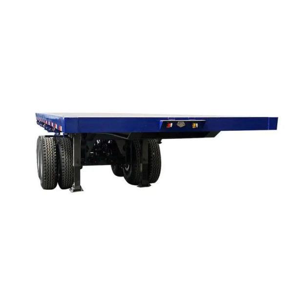 BPW/FUWA/ZY 12R22.5 Tire Flatbed Container Semi Truck Trailer for Container