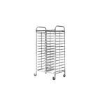 Rk Bakeware Manufacturer China-Aluminum 10 Pan Side Load Bun Sheet Pan Rack -