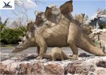 Durable Simulated Animatronic Giant Dinosaur Model Mother And Dinosaur Baby