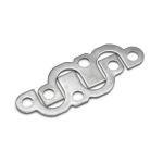OEM Aluminum Stamped Sheet Metal Components Sandblasting Or Heat Treatment